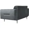 BEAUTYSOFA | 3-Sitzer Sofa VENEZIA Samtstoff Dunkelgrau – Produktbild-Vorschau 4
