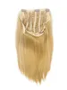 WIG ME UP Halbperücke 5 Klammern glatt Blond Goldblond Produktbild-Vorschau 2