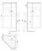 Aqualine ZOJA Eck-Unterschrank 40,5x74x40,5cm, weiß Produktbild-Vorschau 6