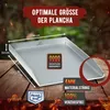 Premium Plancha Grillplatte aus hochwertigem Edelstahl Produktbild-Vorschau 3