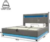 Merax Polsterbett 180x200 cm, Doppelbett mit USB Typ-C Produktbild-Vorschau 5
