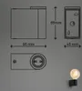 Wandlampe innen Wandleuchte Badlampe Spiegelleuchte Produktbild-Vorschau 6