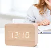Wecker Uhr in Holzoptik digital - Digitalwecker Anzeige von Produktbild-Vorschau 4