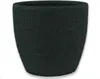 Blumen-Topf rund Keramik Übertopf Ø 25 x 22cm anthrazit - Produktbild-Vorschau 1