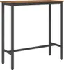 vidaXL Table vieux bois 100 x 40 x 100,5 cm Ingénierie bois Voir les images du produit 1