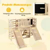 COSTWAY 8-in-1 Kinder Rutsche mit Klettergerüst, Indoor Produktbild-Vorschau 3