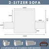 Starlyf® Sofa Cover - 2er Sofaschoner, wasserabweisend, Produktbild-Vorschau 7