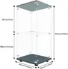 ProximaX Glasvitrine mit Beleuchtung, 86,2 x 40,35 x 36,5 Produktbild-Vorschau 7