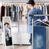 Relaxdays Kleiderbügel, 10er Set, Weizenstroh, Kunststoff, Produktbild-Vorschau 3