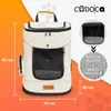 CADOCA® Haustierrucksack bis 20 kg verstellbare Gurte Produktbild-Vorschau 3