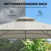 Pavillon 3x3m Wasserabweisend Stabil Winterfest Produktbild-Vorschau 6