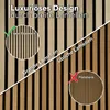 HEXIM Akustikpaneele 140x30cm Wandpaneele Grande Lamellen Produktbild-Vorschau 5