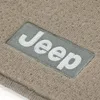 Fussmattensatz Mittelsteingrau mit Jeep Logo 4er Set Produktbild-Vorschau 2