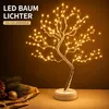 108 LED Weihnachtsdeko Bonsai Baum Lampe, Warmweißes Produktbild-Vorschau 1