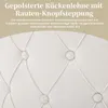Set di 6 sedie da pranzo Flieks, con gambe placcate in oro, Anteprima dell’immagine prodotto 7