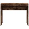vidaXL Bureau chêne fumé 90x40x72 cm bois composite Voir les images du produit 5