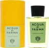 A bottle of Acqua di Parma Colonia Futura and its cylindrical packaging are shown against a white background. Produktbild-Vorschau