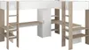Lit d'angle double avec espace de rangement & bureau - 2 x Voir les images du produit 14