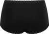 A black pair of women's underwear with lace trim. Produktbild-Vorschau