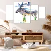 Bild auf Leinwand - Leinwandbild - Moose Berge Winter Produktbild-Vorschau 7