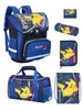 Modrá školní aktovka s motivem Pikachu - ergonomická, lehká Náhled obrázku produktu 1