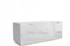 Hängeschrank - Schrank - Weiß - Hochglanz - 100 x 35 x35 cm Produktbild-Vorschau 1