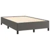 vidaXL Boxspringbett mit Matratze & LED Grau 120x190 cm Produktbild-Vorschau 5