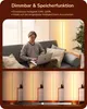 Lampa podłogowa EDISHINE do salonu z regulacją jasności, Podgląd zdjęcia produktu 2