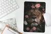 MuchoWow® Mauspad Mousepad Dschungel - Löwe - Blumen - Rosa Produktbild-Vorschau 5