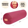 Yoga Bolster in verschiedenen Farben Farbe - Lila Produktbild-Vorschau 4