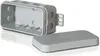 A gray electrical junction box with its lid removed, shown on a white background. Náhled obrázku produktu