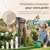 Floranica Palissade de jardin bois sans piquets 200 x 30 Voir les images du produit 2