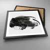Gerahmtes Poster - Schwarzer Rahmen - Abstraktion Schwarz Produktbild-Vorschau 3