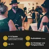 People dressed in 1920s attire at what appears to be a party or event. Produktbild-Vorschau