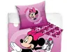 A close-up view of Disney Minnie Mouse themed bedding, including a pillowcase and duvet cover. Produktbild-Vorschau