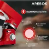 Arebos Küchenmaschine mit 2 Rührschüsseln, Rot, 220 - 240 Produktbild-Vorschau 8