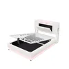 Letto imbottito Merax Smart 90×200 cm con vano contenitore Anteprima dell’immagine prodotto 9