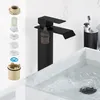 Homelody Wasserhahn Bad Wasserfall Badarmaturen Schwarz Produktbild-Vorschau 4