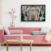 MuchoWow® MuchoWow® Gerahmtes Poster Elefant - Porträt - Produktbild-Vorschau 6