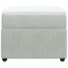 Langlebige Boxspringbett mit Matratze Hellgrau 80x200 cm Produktbild-Vorschau 5
