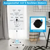 Verstellbare, rollbare Whiteboard-Tafel mit Magneten und Produktbild-Vorschau 5