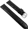 XL Ersatzband Uhrenarmband Kalbsleder Band schwarz, Produktbild-Vorschau 1