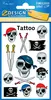 Avery Zweckform - Tattoo Aufkleber - Totenköpfe 56632 Produktbild-Vorschau 1