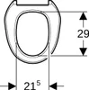 Geberit 250066111 WC-Sitz weiß-alpin Produktbild-Vorschau 1