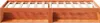 Tagesbett ohne Matratze Wachsbraun 100x200 cm Massivholz Produktbild-Vorschau 5