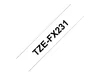 Brother TZe-FX231 - Klebstoff - Schwarz auf Weiß - Rolle Produktbild-Vorschau 3