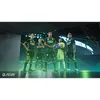Five soccer players in uniform standing in a futuristic setting. Produktbild-Vorschau