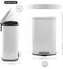 Spirella Poubelle 30 litres en inox avec abaissement Voir les images du produit 8