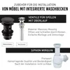 Doppelwaschtisch + Unterschrank 120 cm montiert weiß Produktbild-Vorschau 10