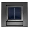 Metall Solar Laterne schwarz 25 LED warm weiß - 45 x 22 cm Produktbild-Vorschau 6